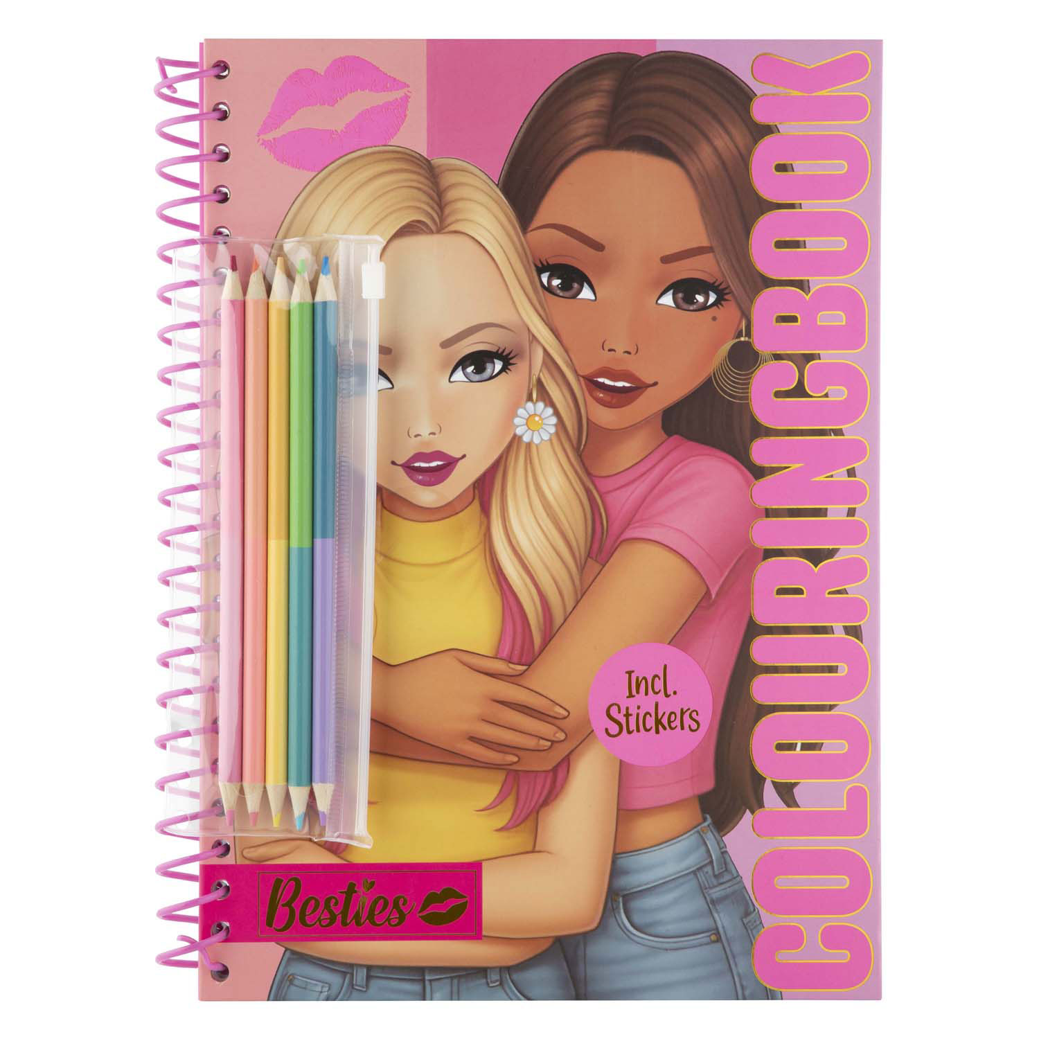 Livre de coloriage Besties Neon A4 - 30 feuilles