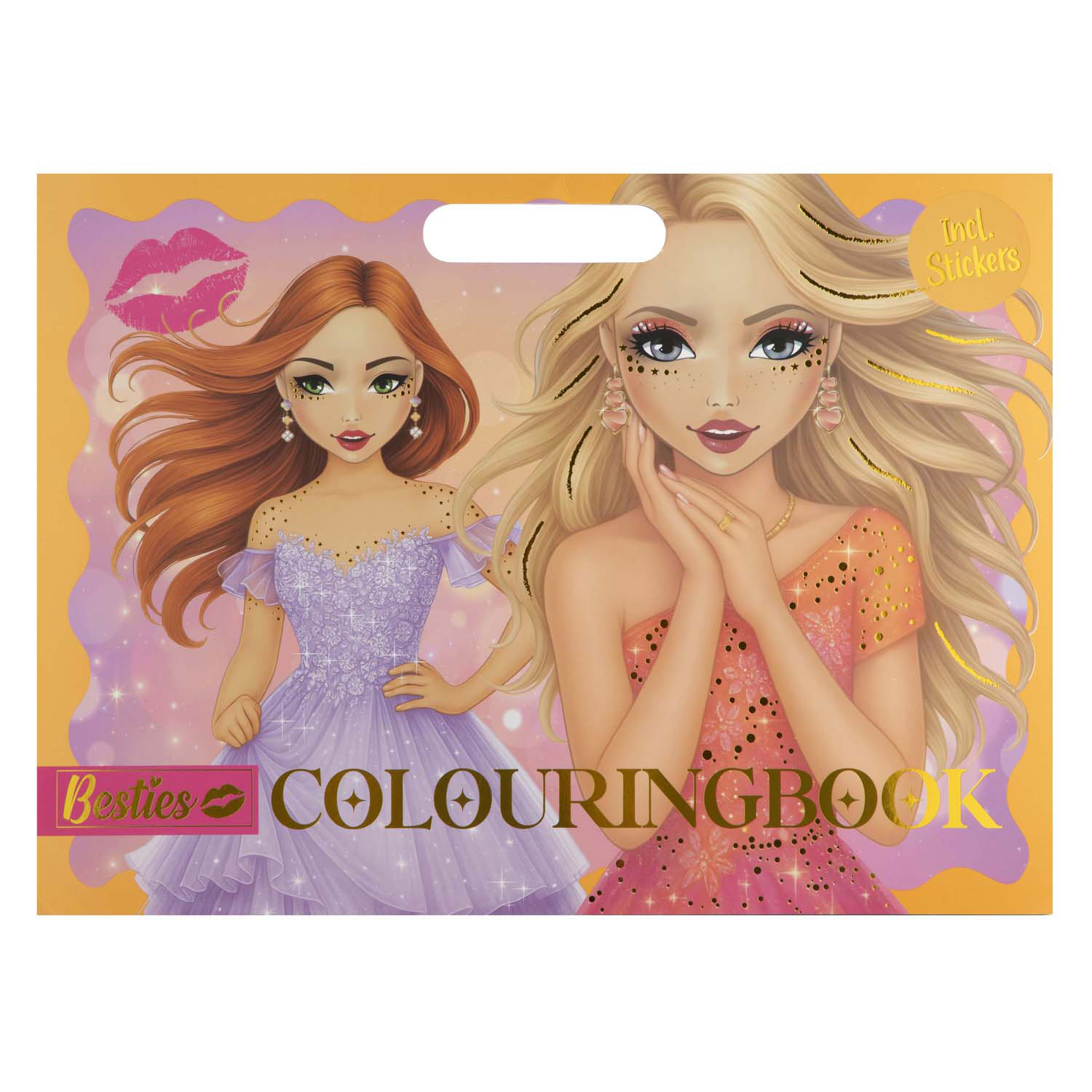 Besties Gala Neon-Malbuch - 25 Blatt