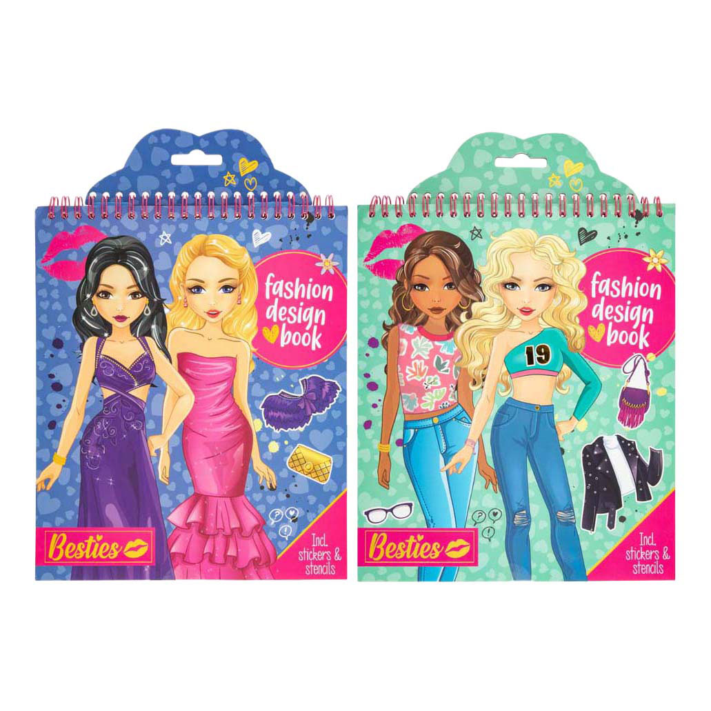 Besties Fashion Designer Boek Neon - 20 vellen