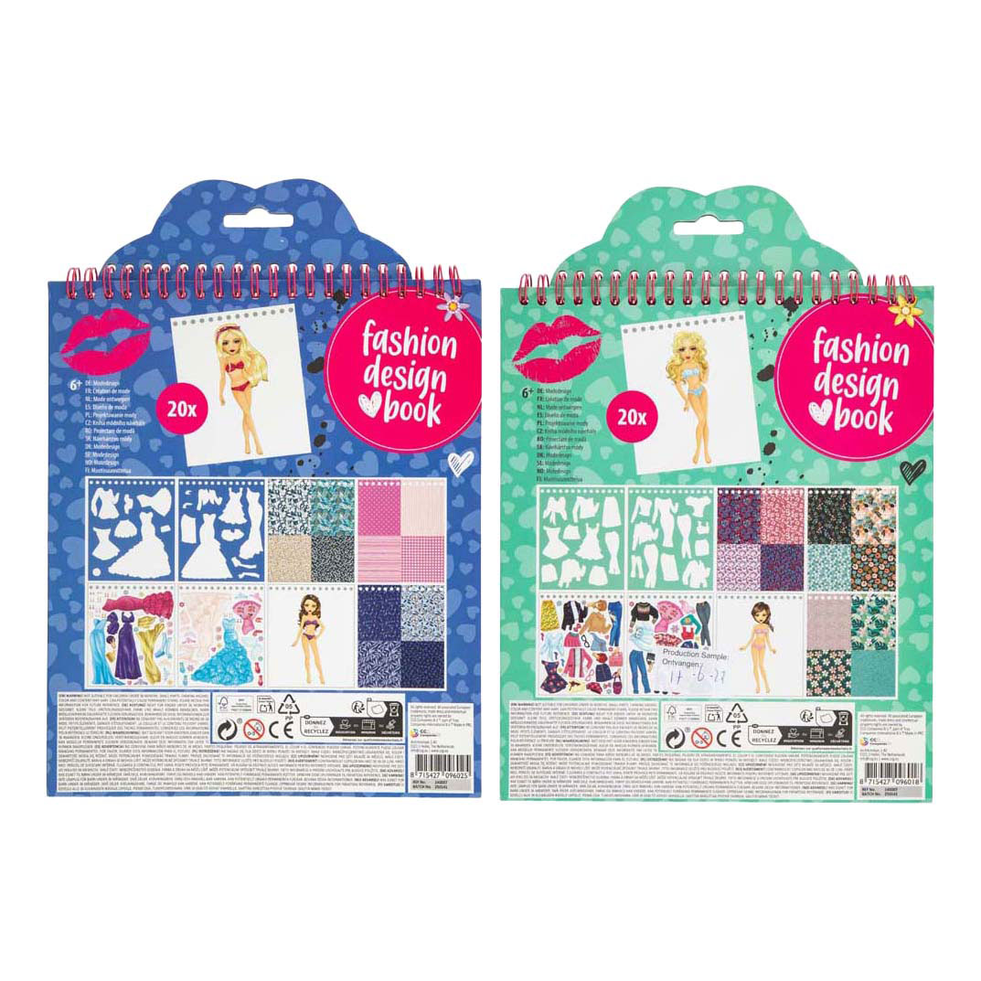 Besties Fashion Designer Boek Neon - 20 vellen