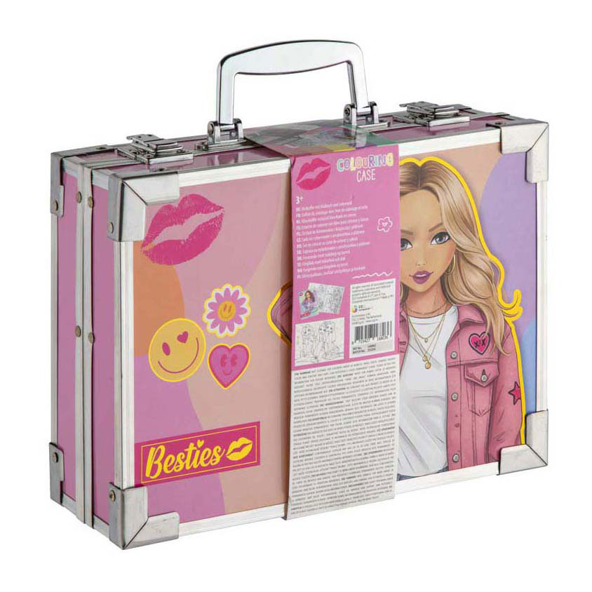 Besties Metallfarbenes Etui inkl. Canvas