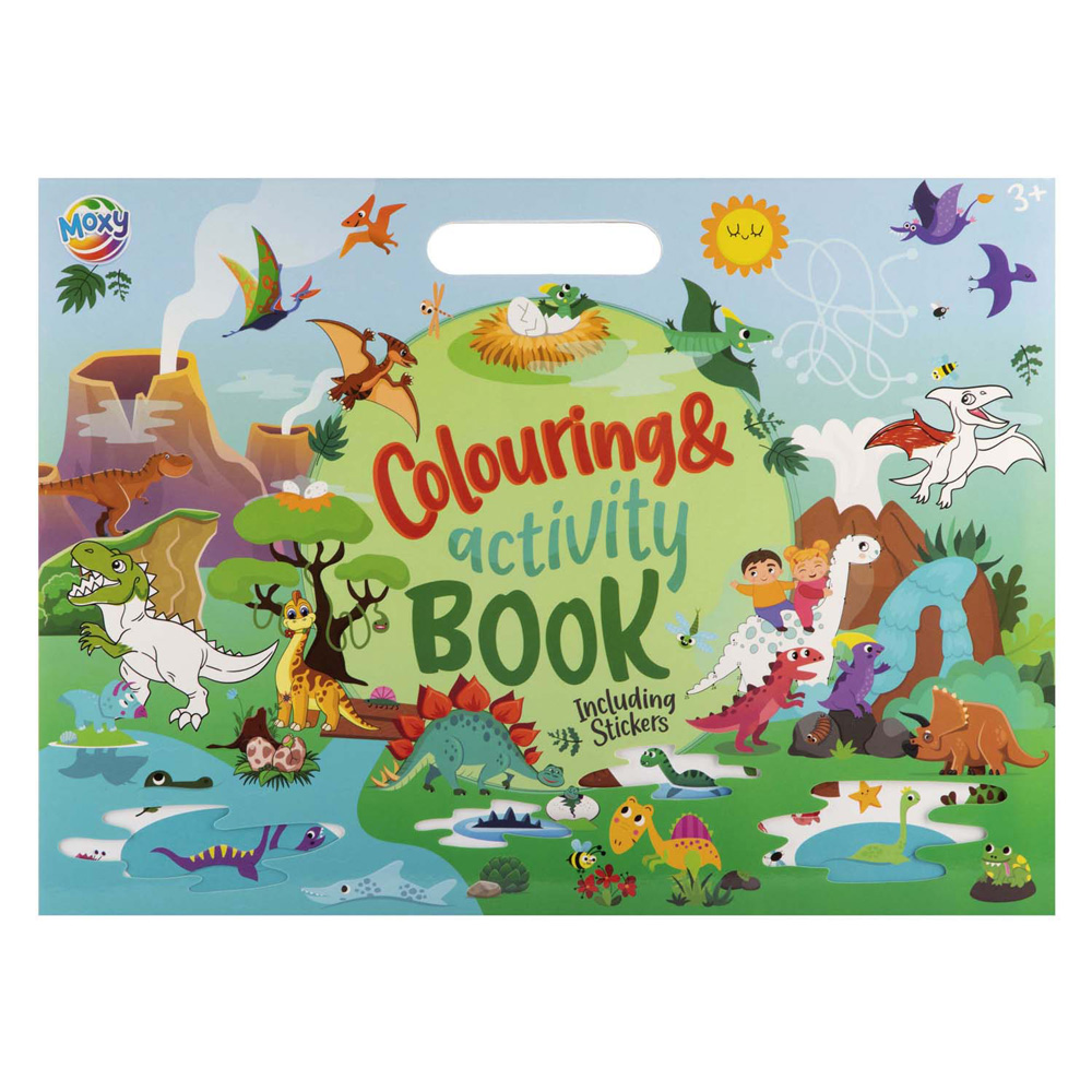 Kleur- & Activiteitenboek incl. Stickers 25 Vellen - Groen