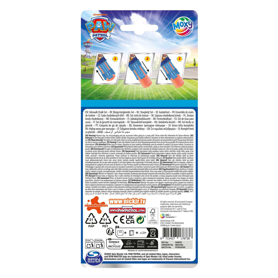 Paw Patrol Stoepkrijt
