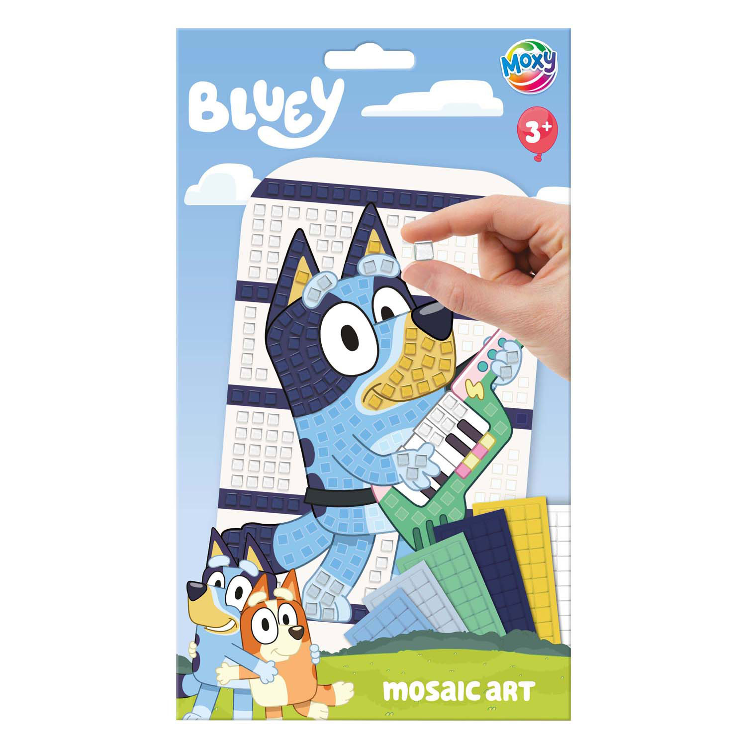 Art mosaïque bleu A5