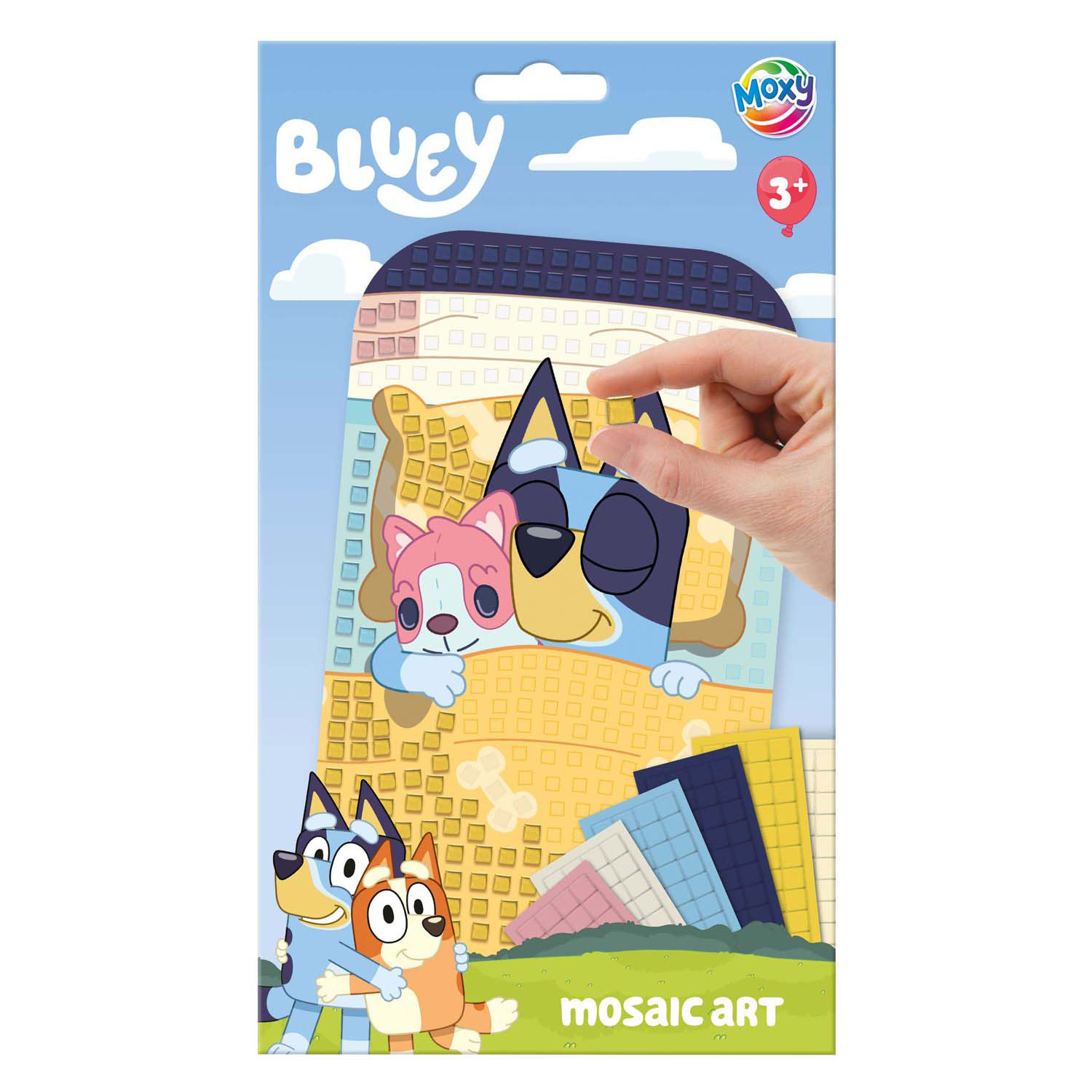 Art mosaïque bleu A5