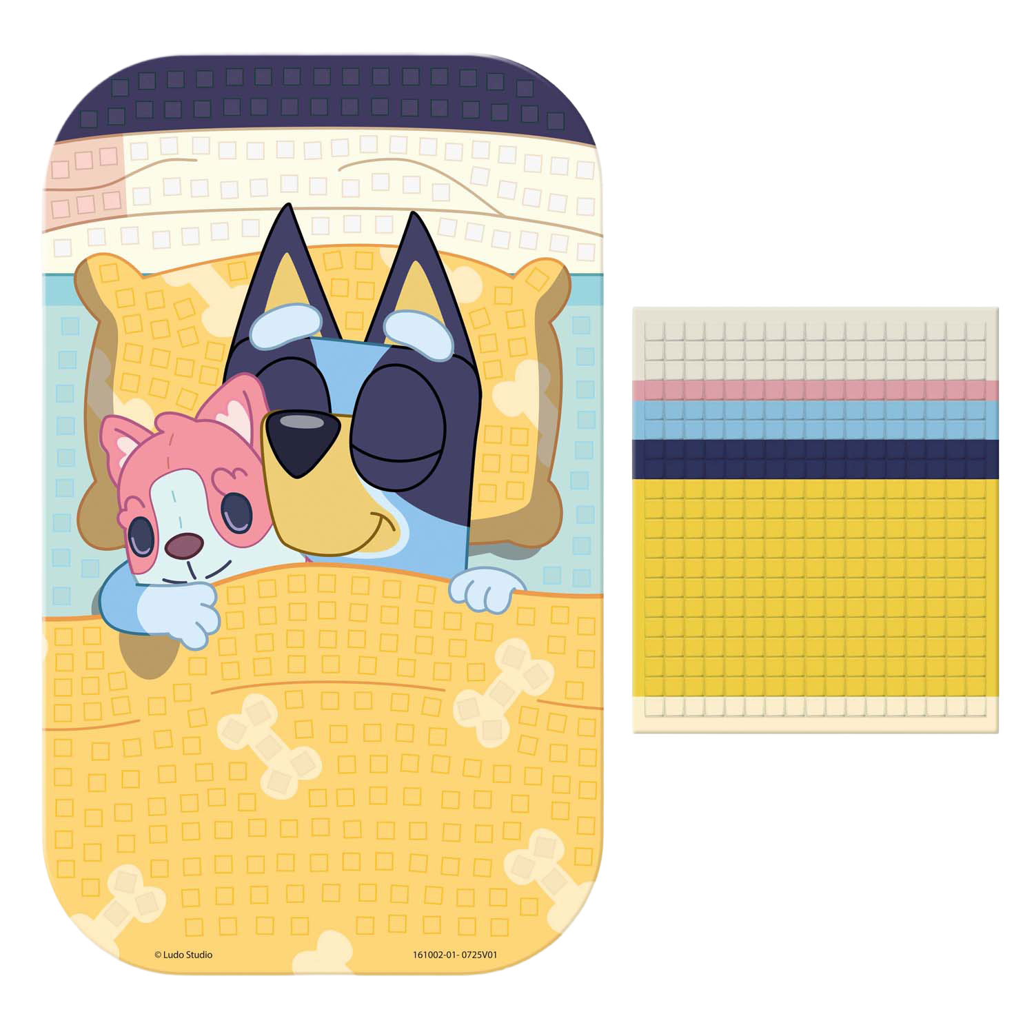 Art mosaïque bleu A5