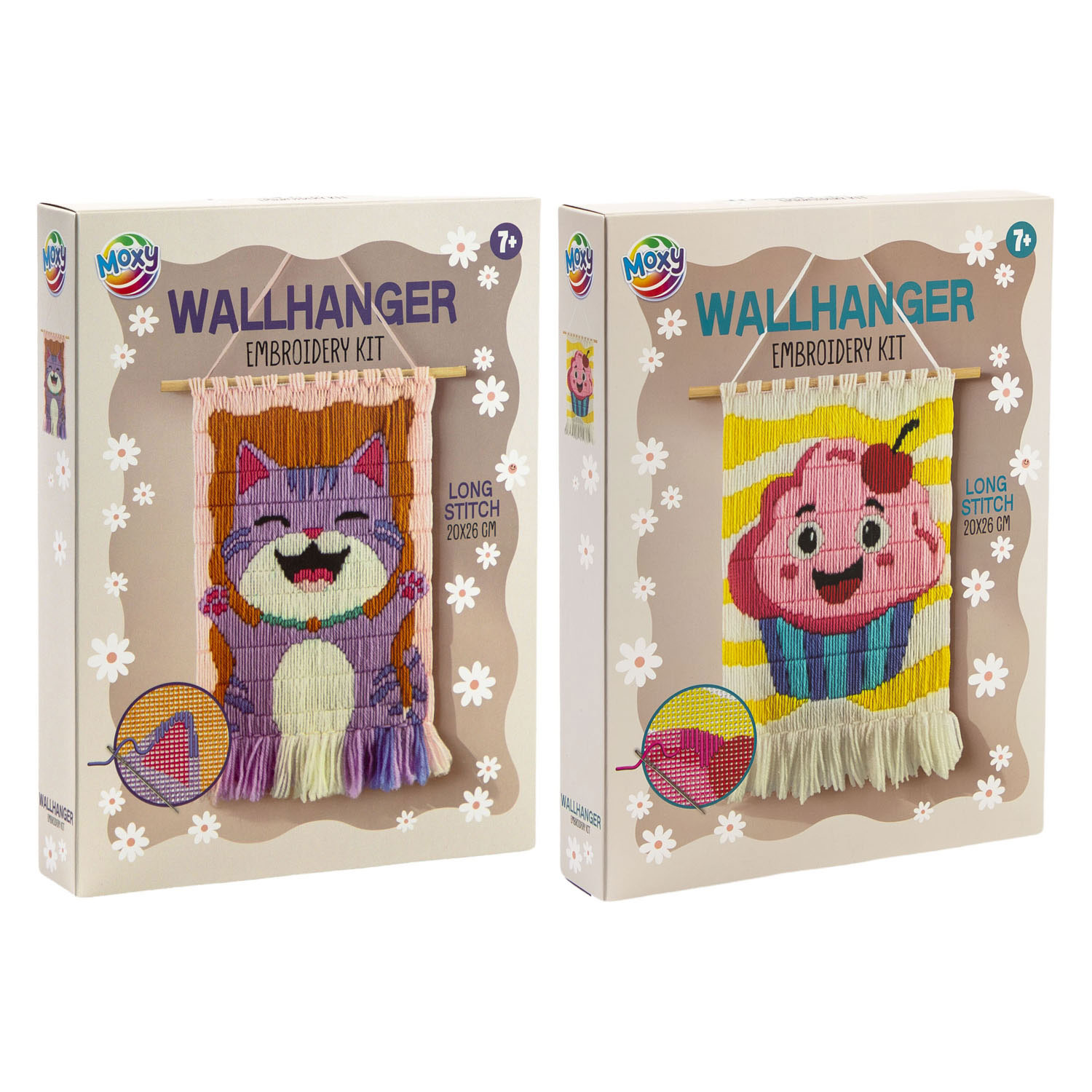 Wandhanger Borduurset Lange Steek