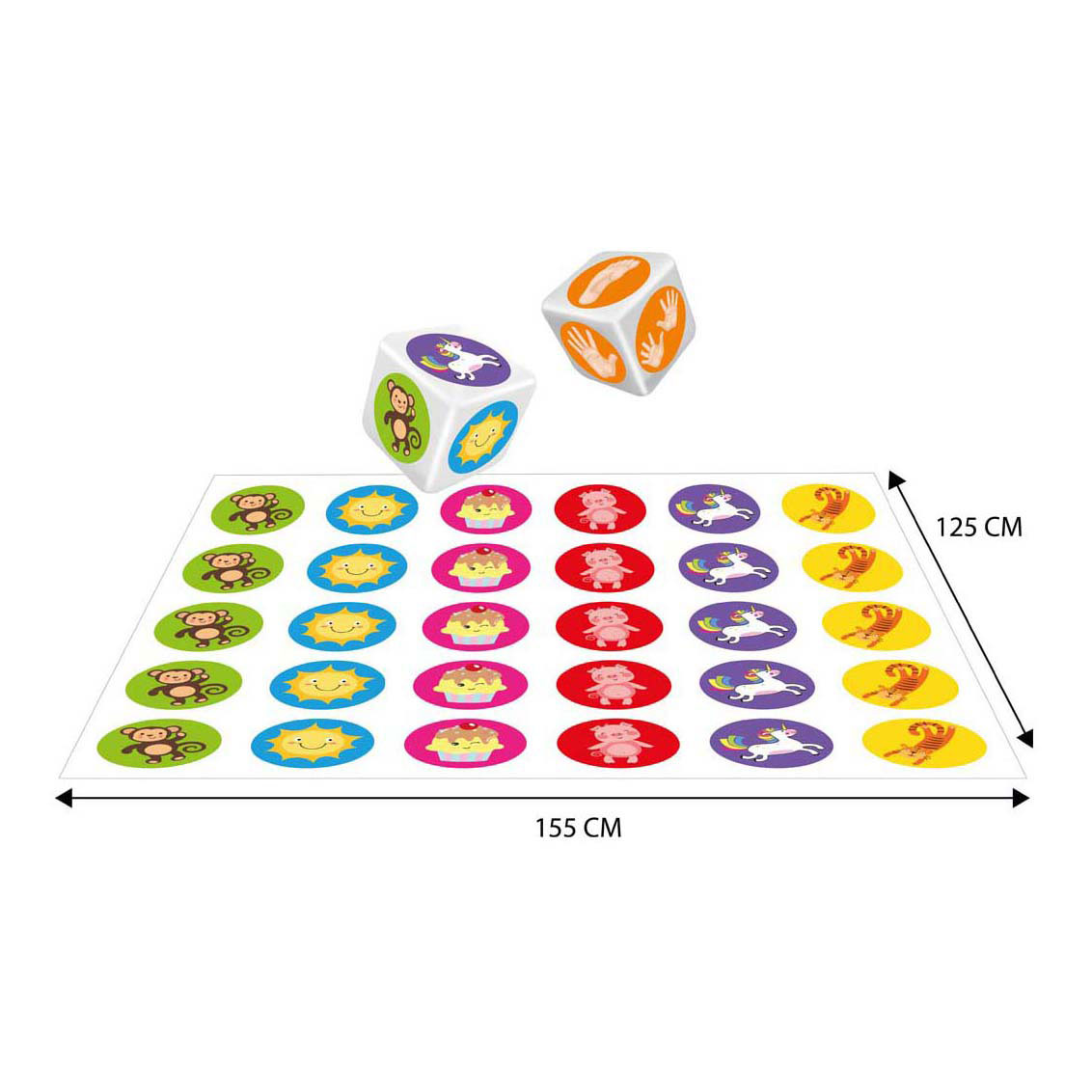 Gooi & Beweeg Spel - 2-4 Spelers