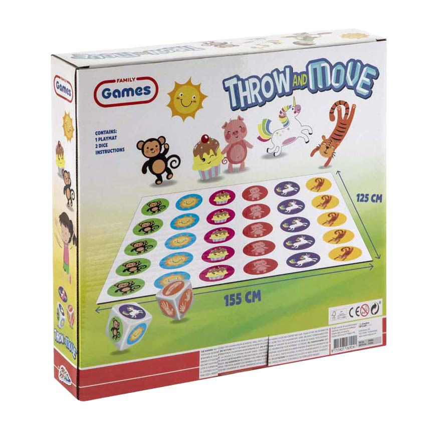 Gooi & Beweeg Spel - 2-4 Spelers