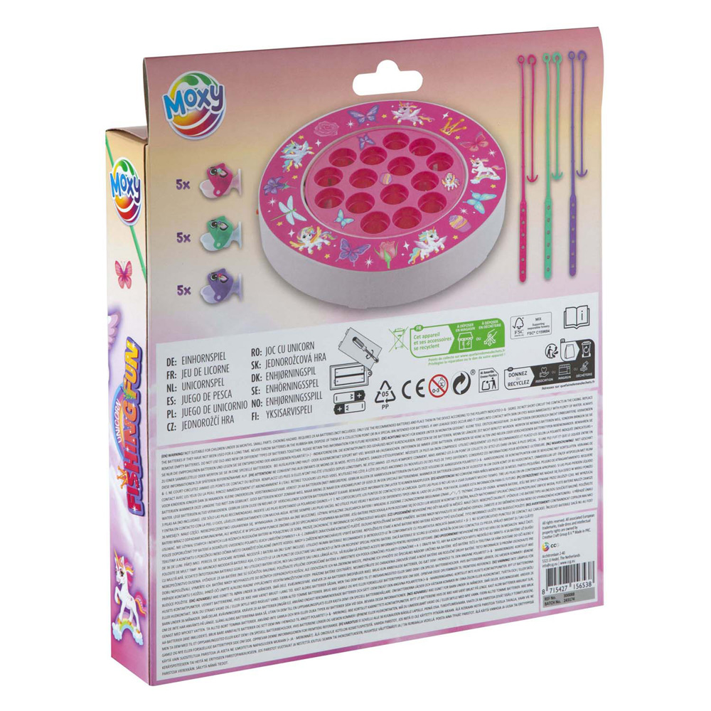 Visspel 21,5 cm - Roze