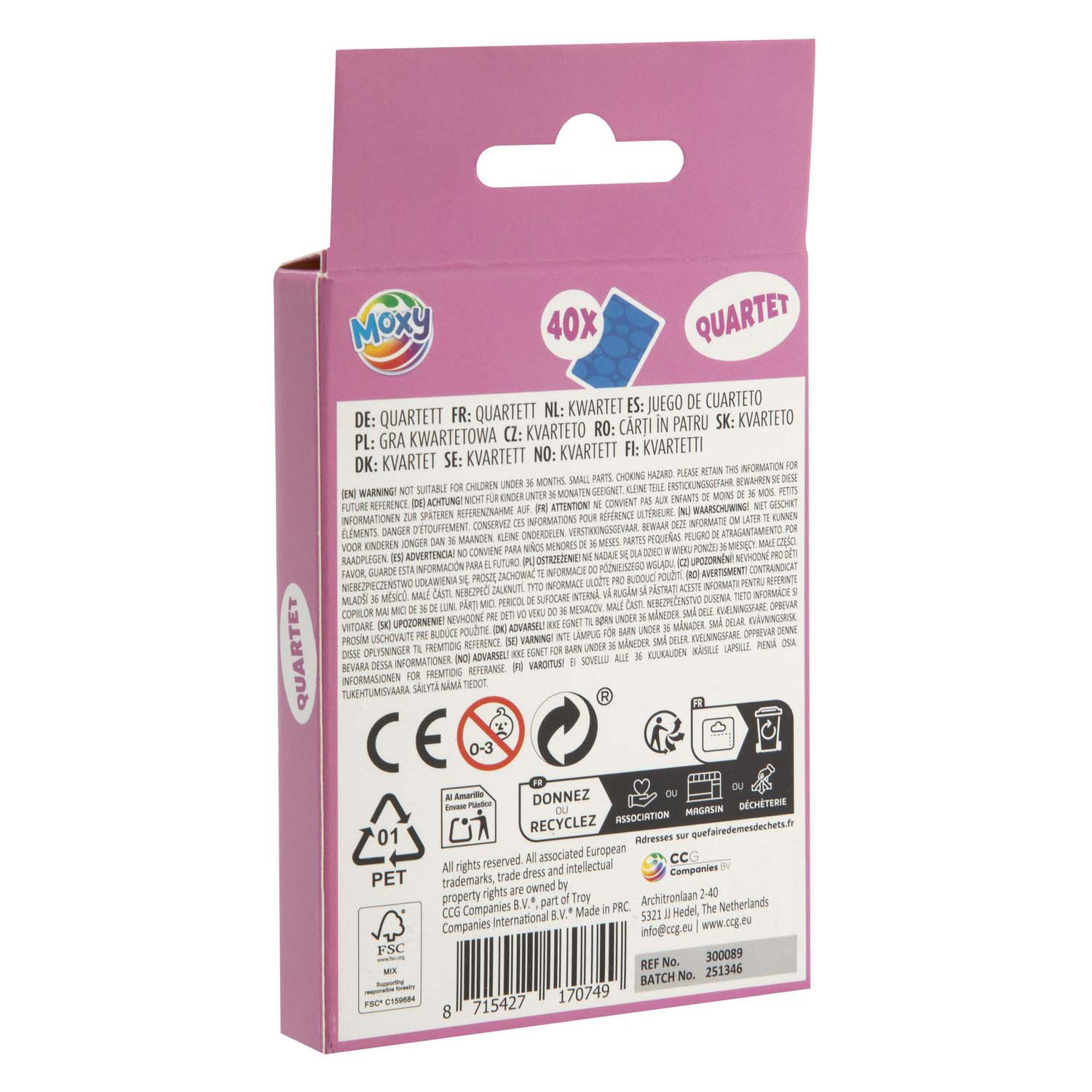 Familiespel Kaarten - Kwartet