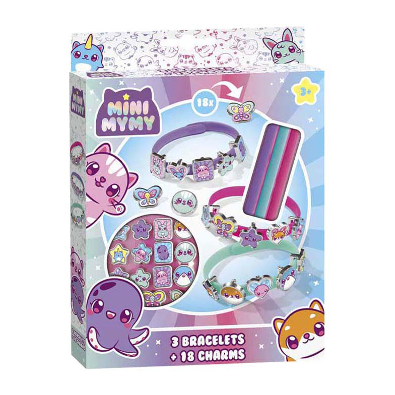 Mini MyMy 3 Armbanden & 18 Bedels