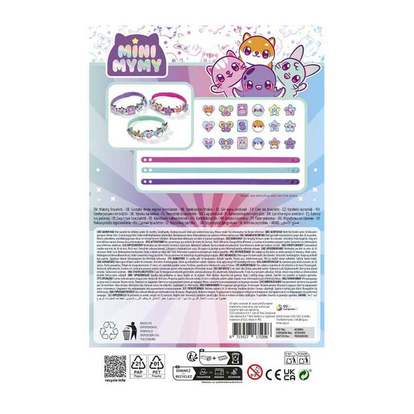 Mini MyMy 3 Armbanden & 18 Bedels
