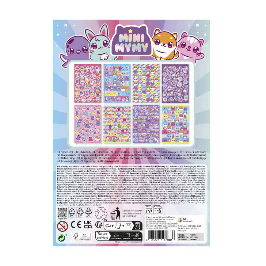 Mini MyMy Glitter Stickerboekje A5