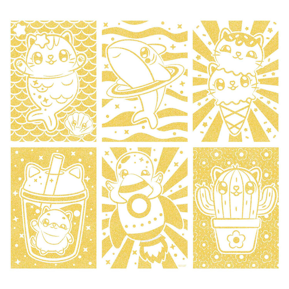 Mini MyMy Glitter Kleurpapier A4