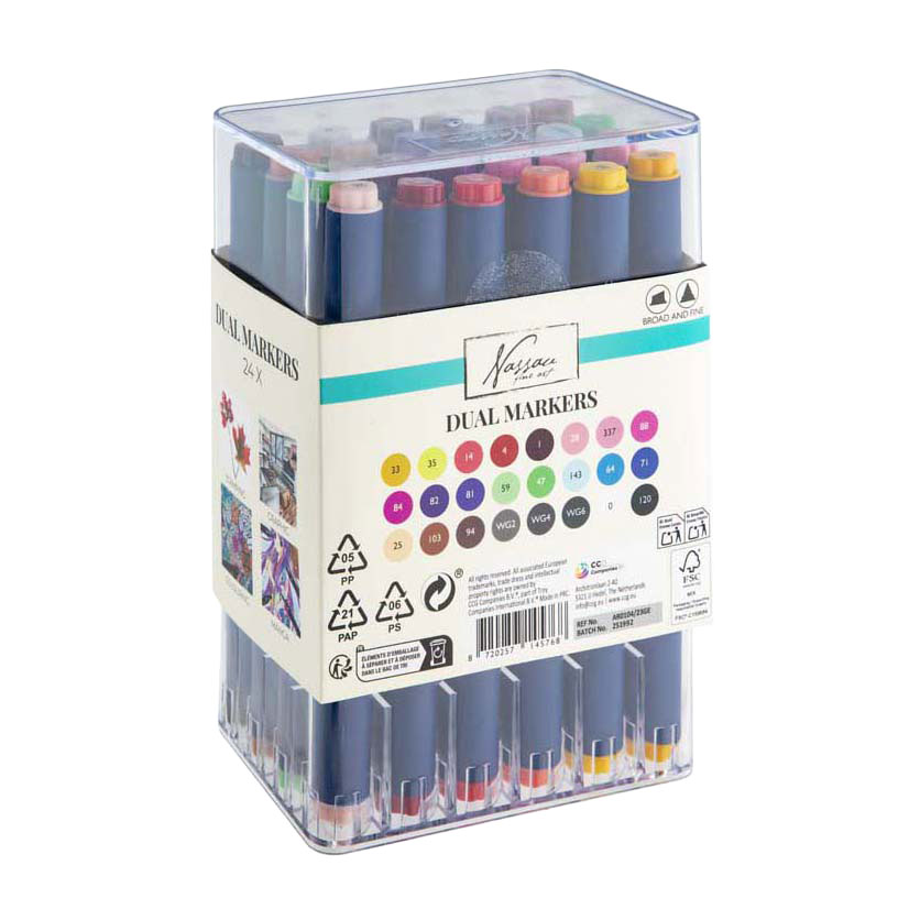 Nassau Ronde Dual Markers - 24st.