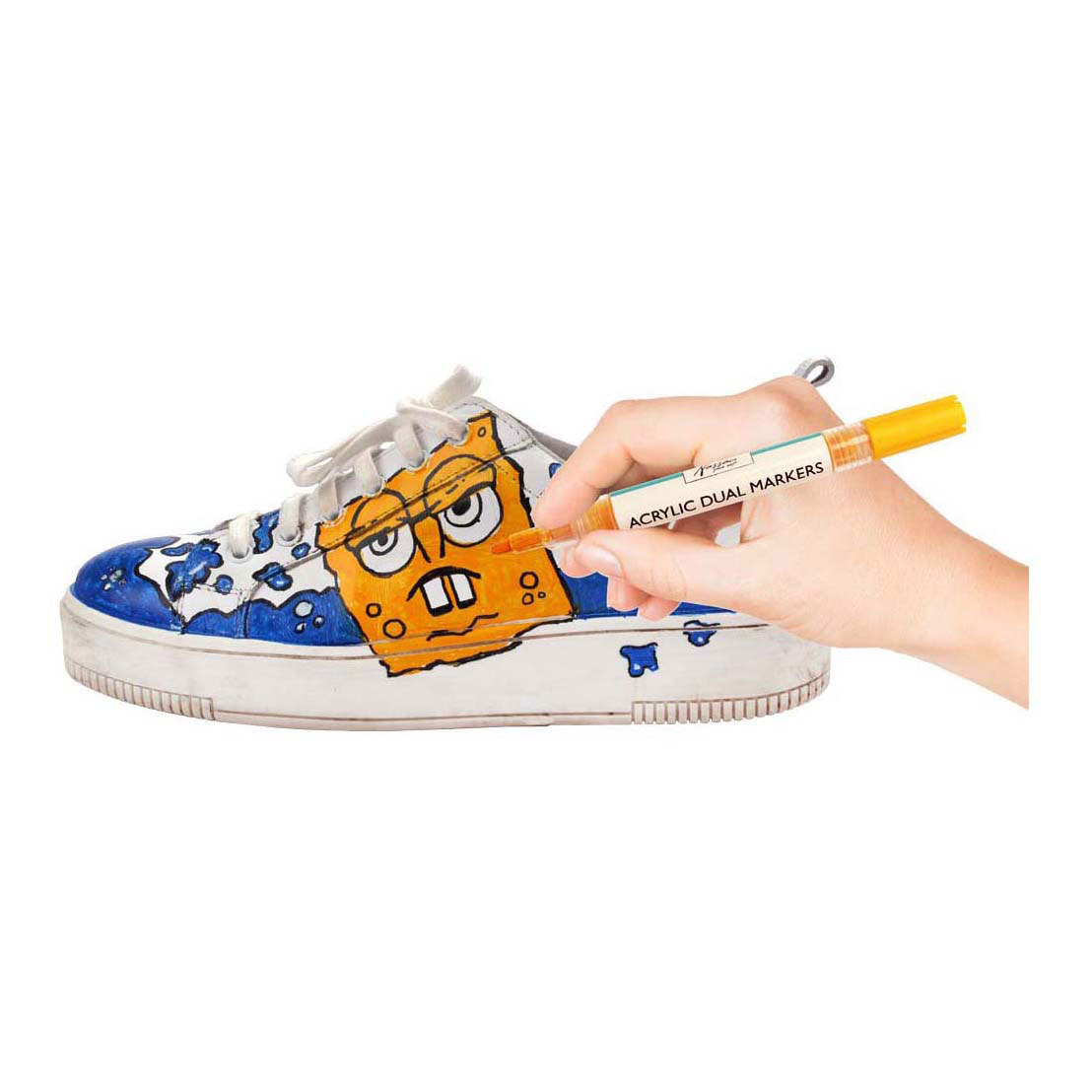 Nassau Acrylmarker-Set mit Doppelspitze - 6 Stück.