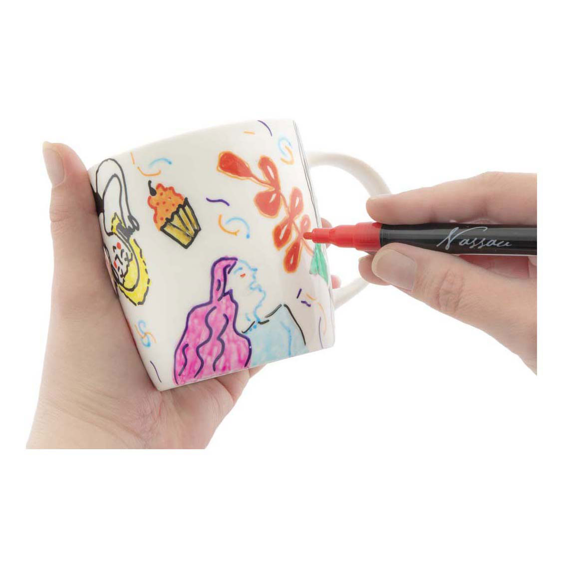 Nassau Glas- & Porseleinmarkers - 12st.