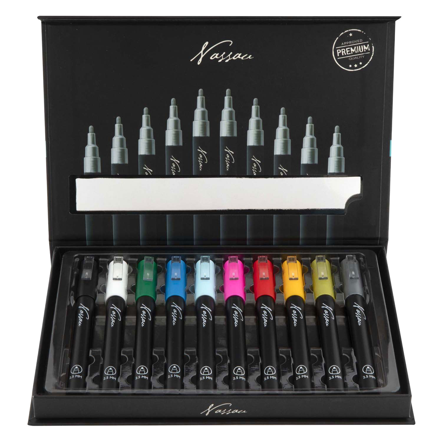 Nassau Acryl Markerset - 10st.