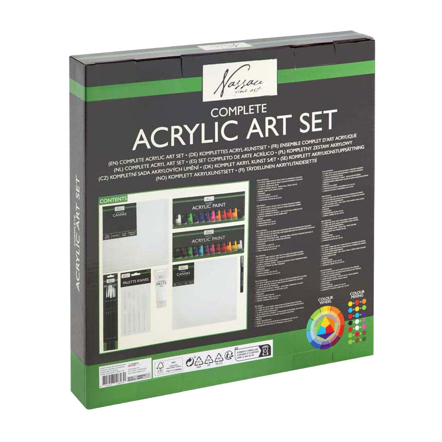 Nassau Komplettes Acryl-Set - 38dlg.