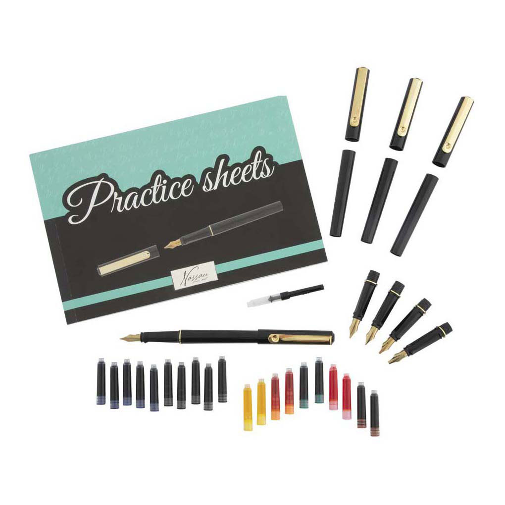 Nassau Komplettes Kalligraphie-Set - 35 Steine.