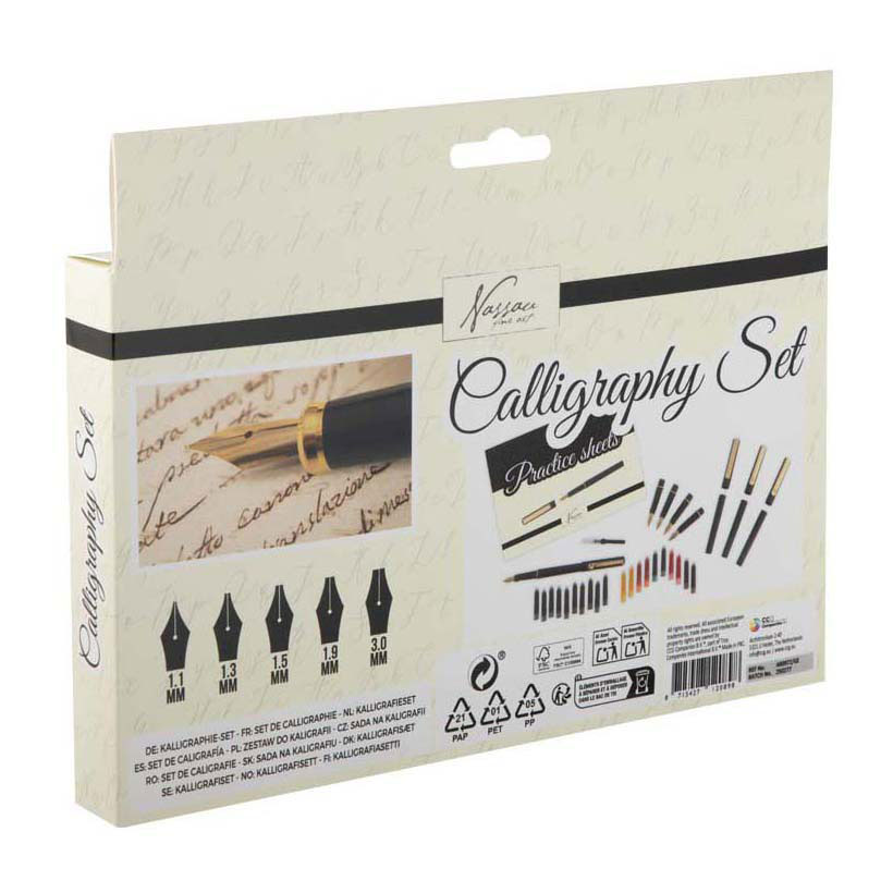 Nassau Komplettes Kalligraphie-Set - 35 Steine.