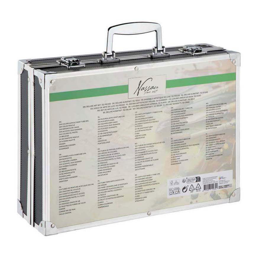 Nassau Schilderkoffer Tekenset - 132st.