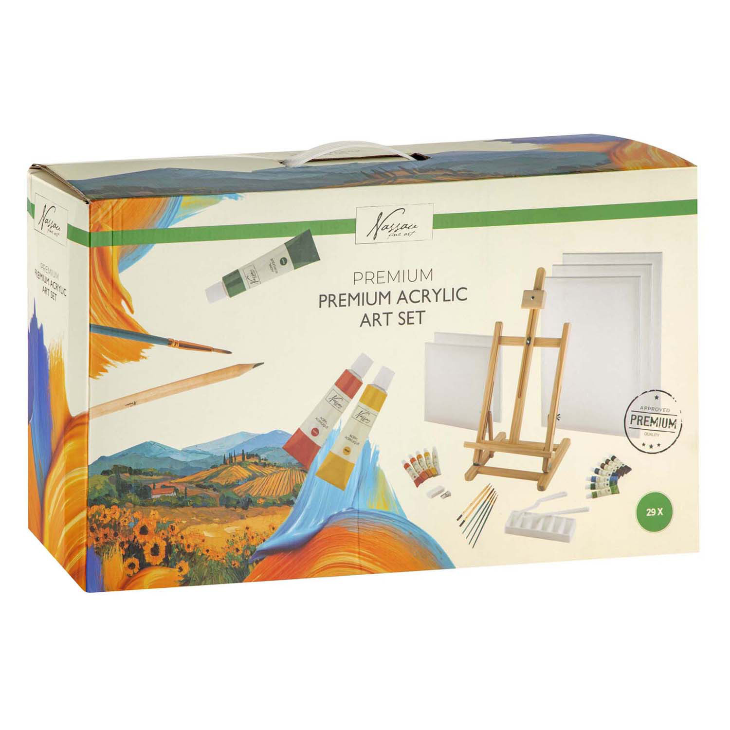 Nassau Premium Acryl Kunstset - 28st.