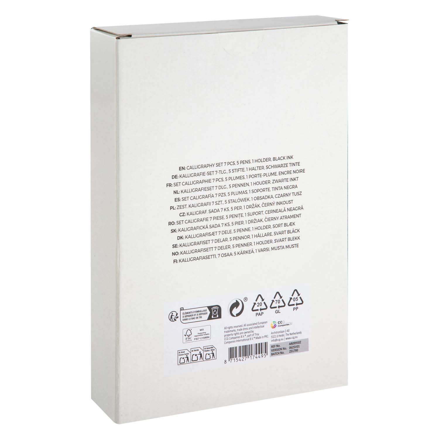 Nassau Calligraphy Set - 7st.