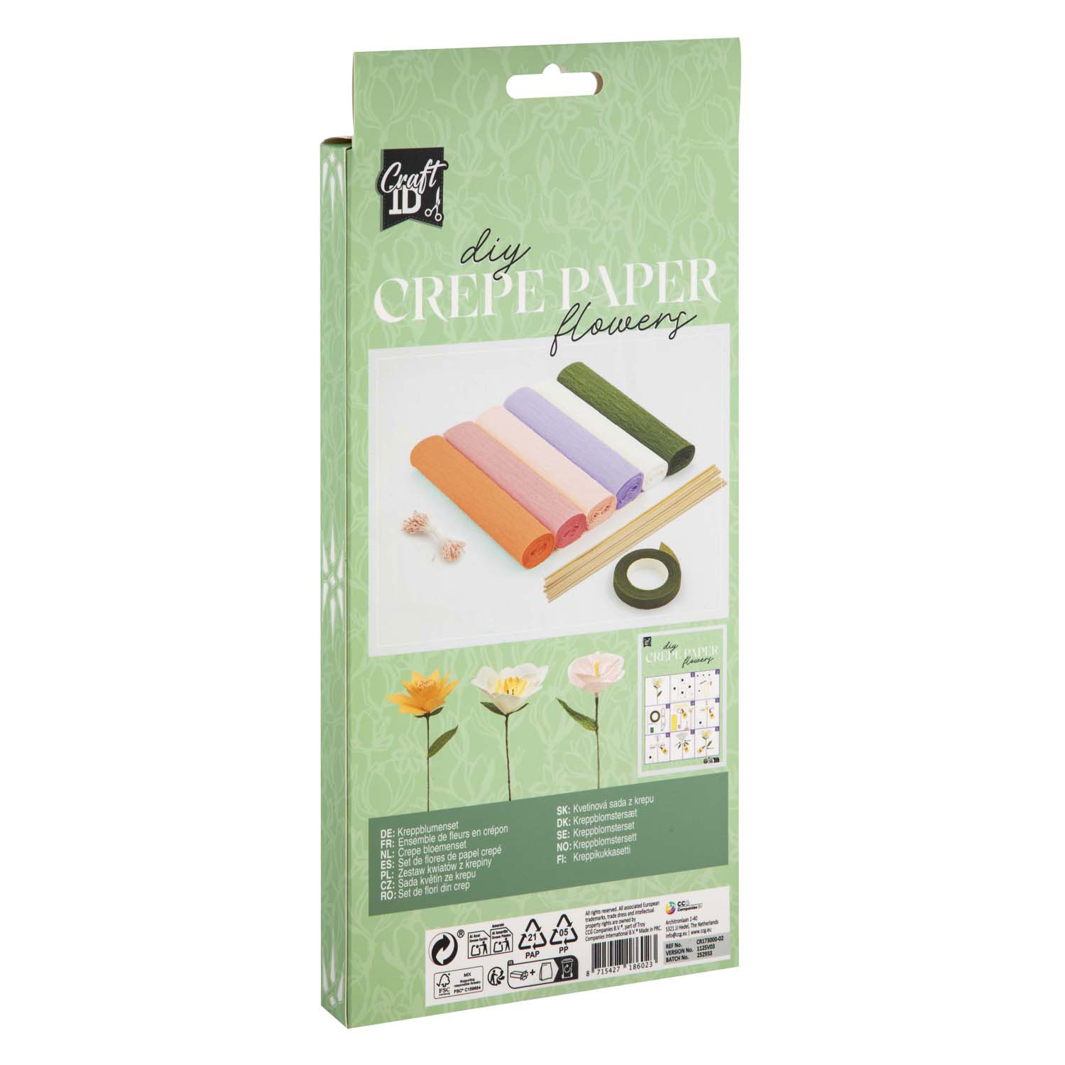 Crepe Bloemen Knutselset