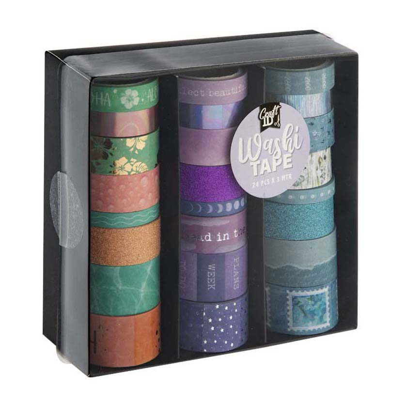 Washi Tape 3m - 24st.