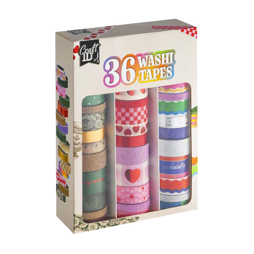 Washi Tape Set 3m - 36st.
