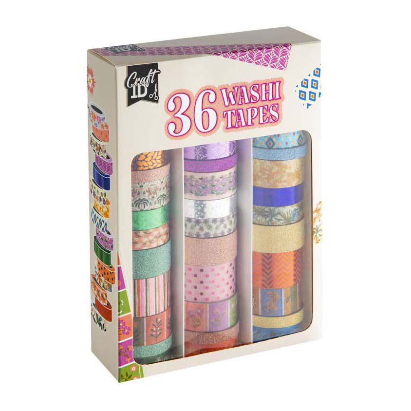 Washi Tape Set 3m - 36st.
