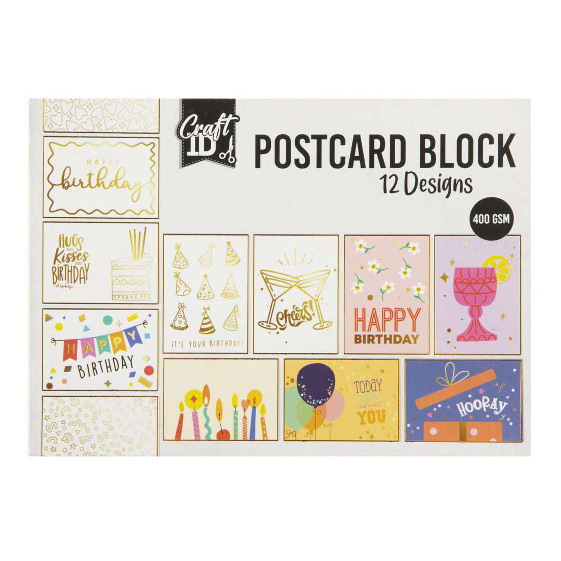 Postkaarten 17,6x12,5cm - 12 Designs