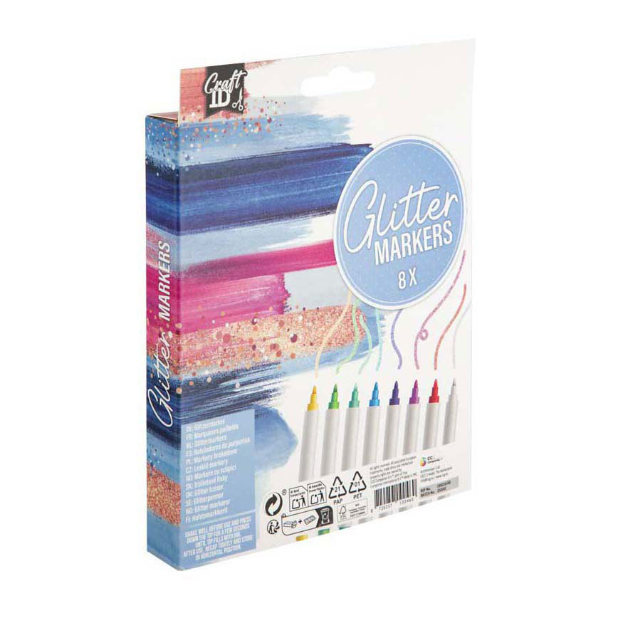 Glitter Markers - 8st.