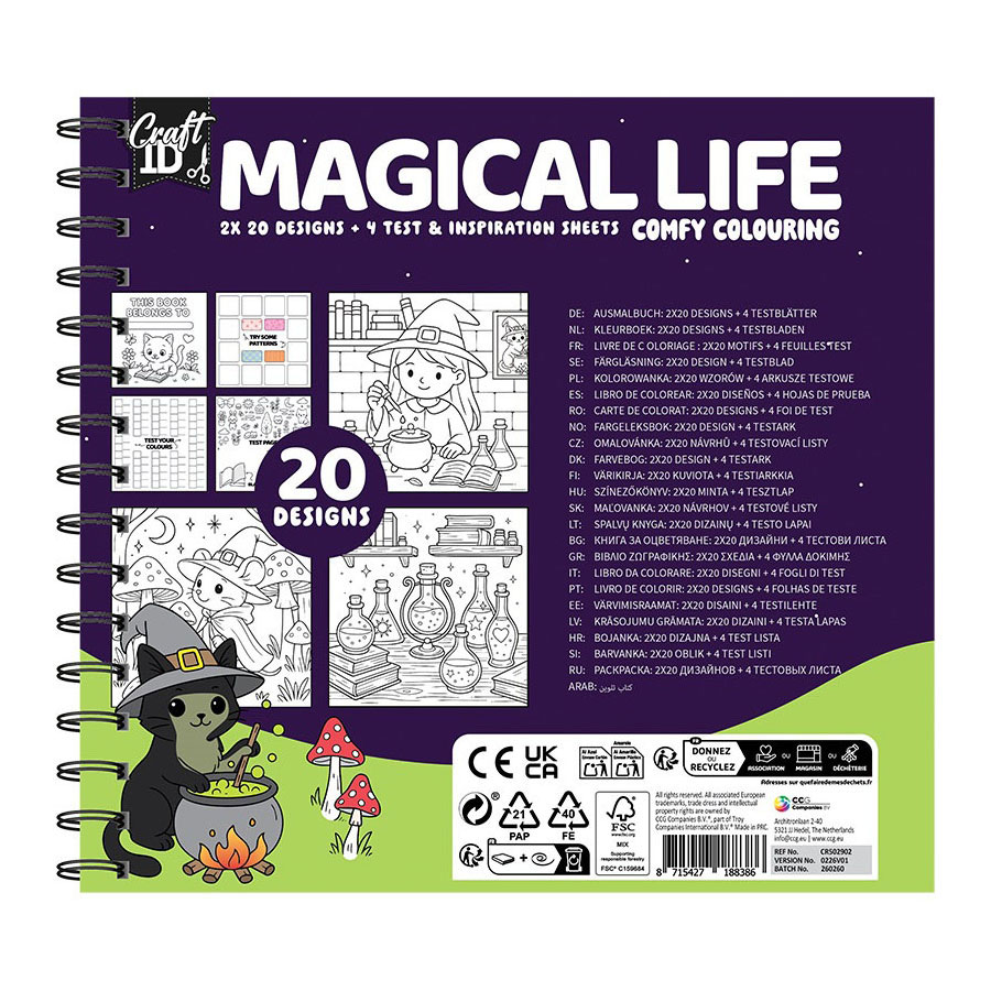 Kleurboek Cute & Comfy - Magical Life