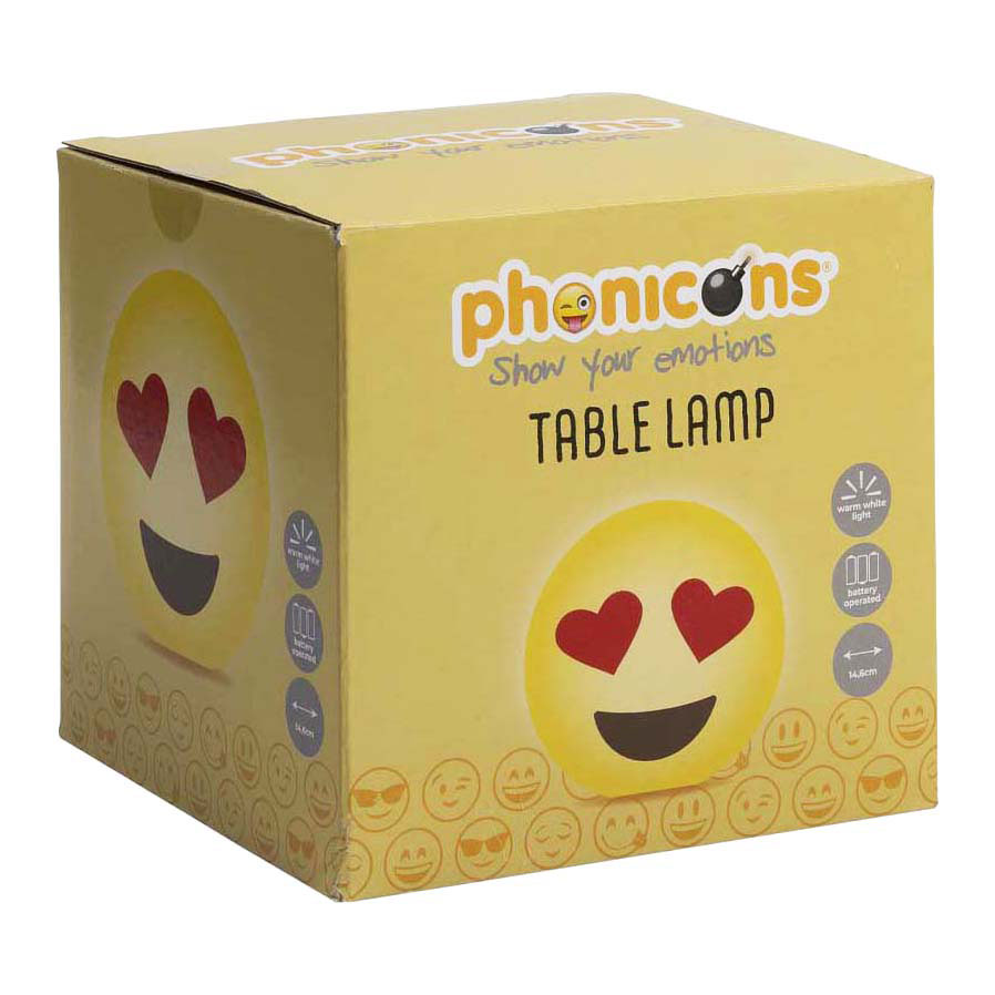 Lampe de table Visages Rigolos - 14,5 cm