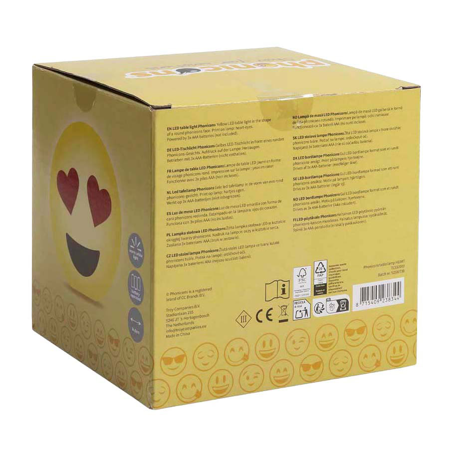 Lampe de table Visages Rigolos - 14,5 cm