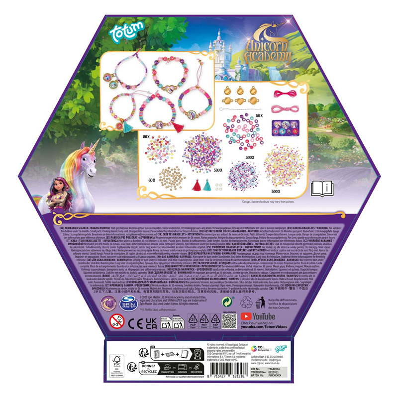 Ensemble de perles Totum Unicorn Academy