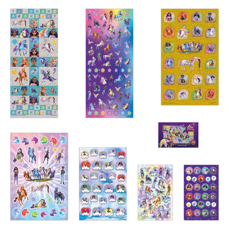 Totum Unicorn Academy Super Stickerset - 8 Vellen