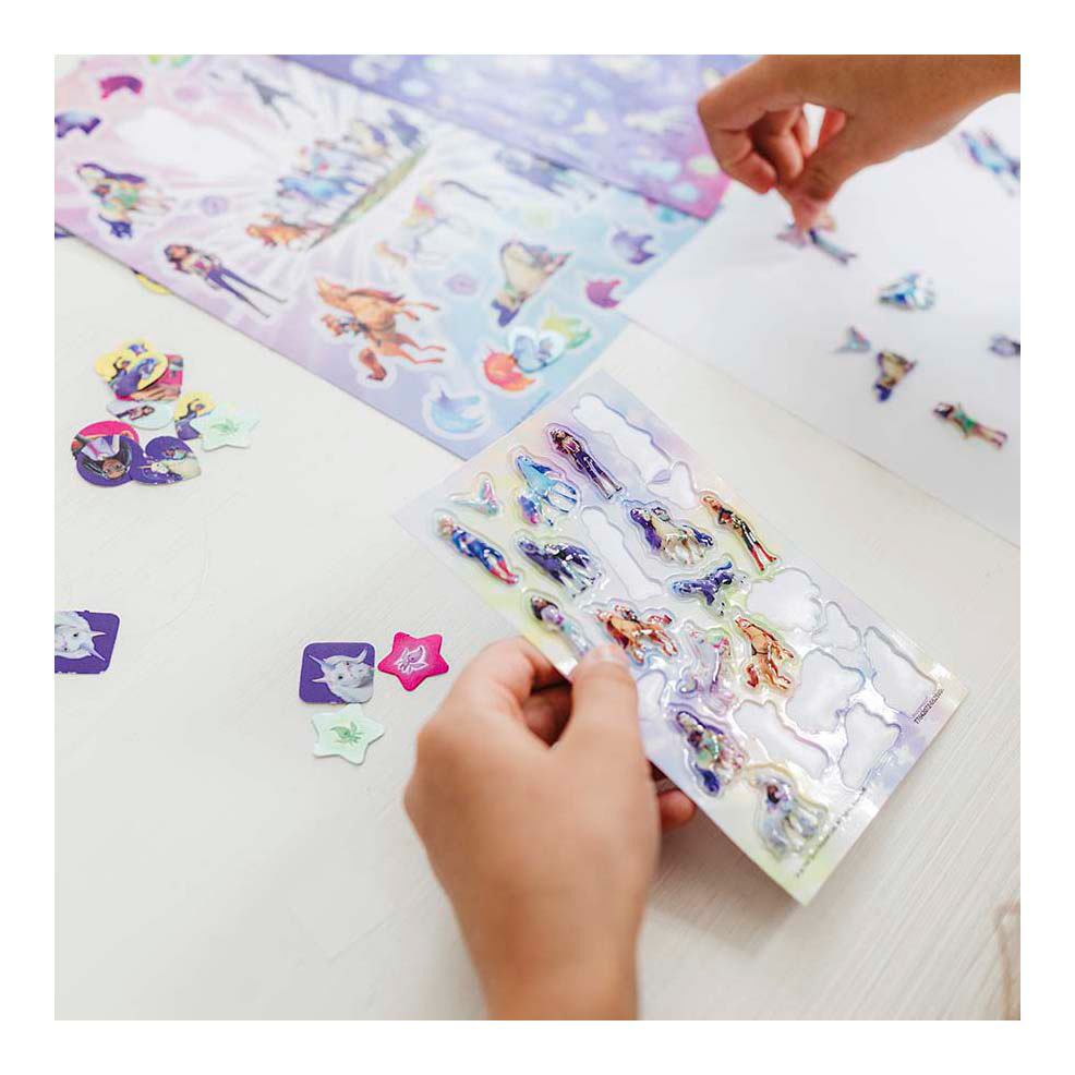 Totum Unicorn Academy Super Stickerset - 8 Vellen