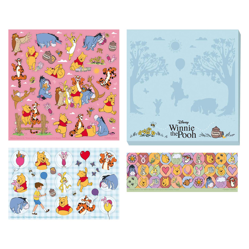 L'ensemble complet d'autocollants Winnie l'Ourson