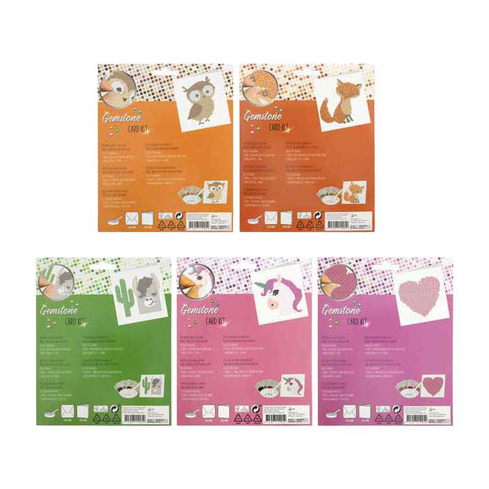 Gemstone Card Kit Dieren