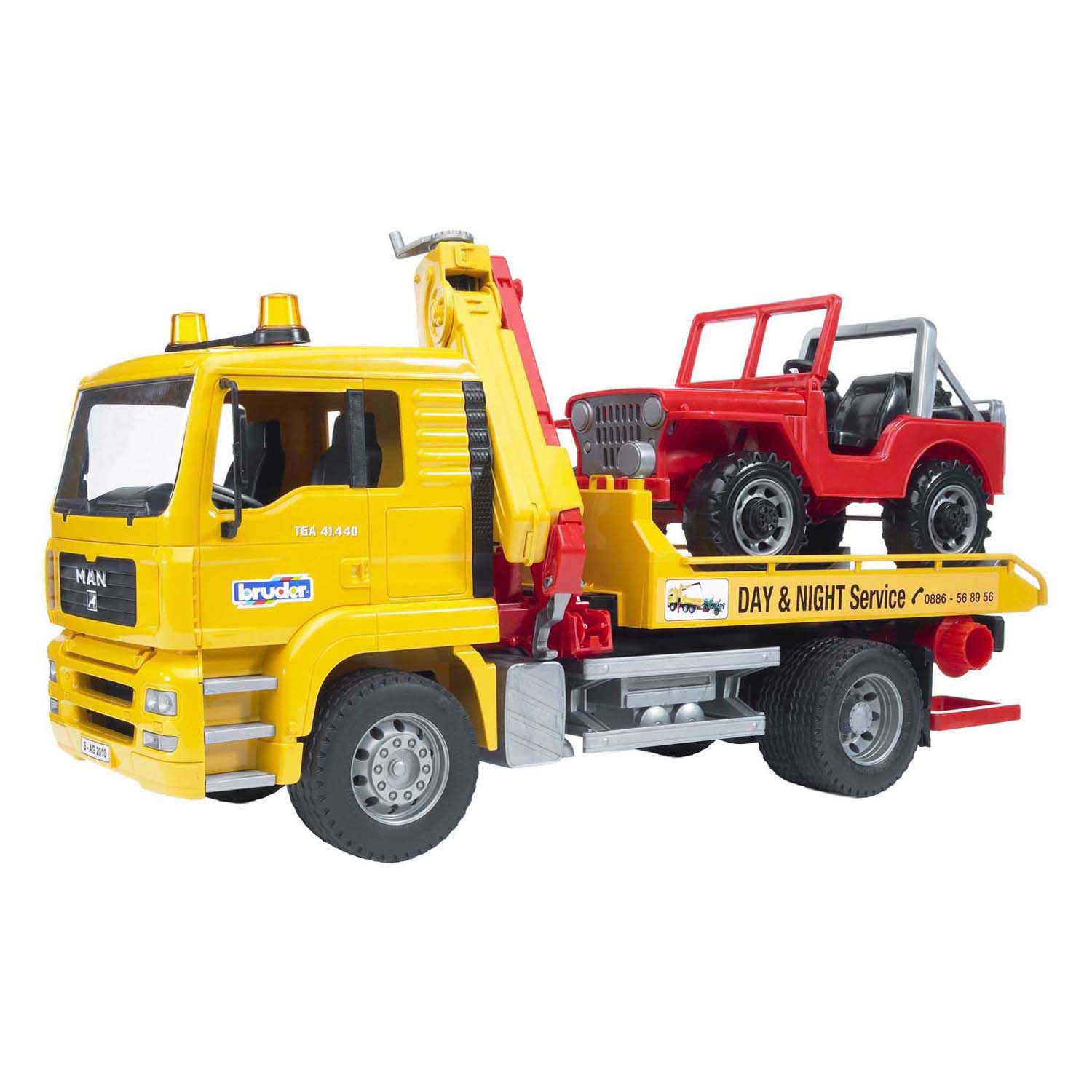 Dépanneuse MAN TGA avec Jeep