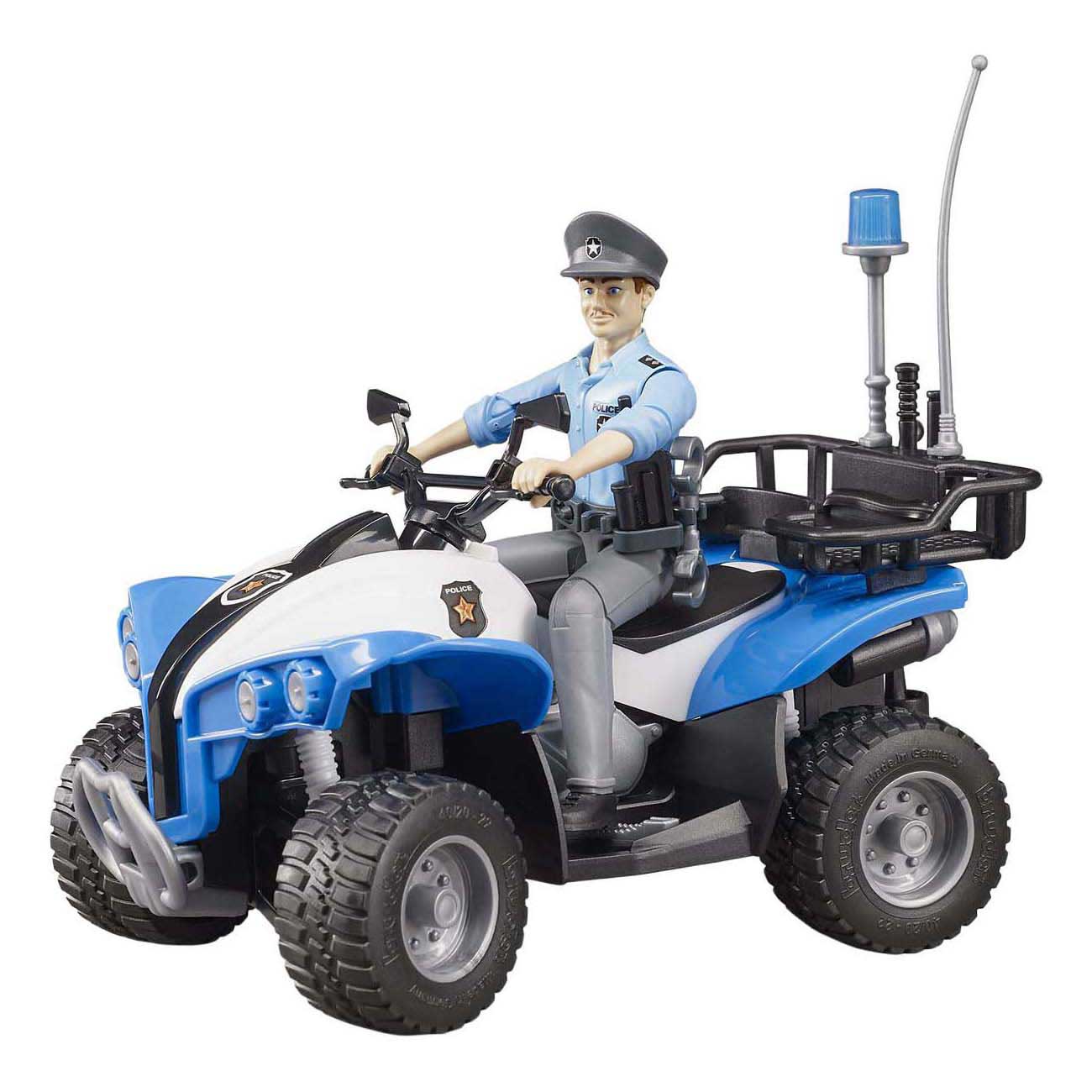 Bruder Bworld Politie Quad met Agente