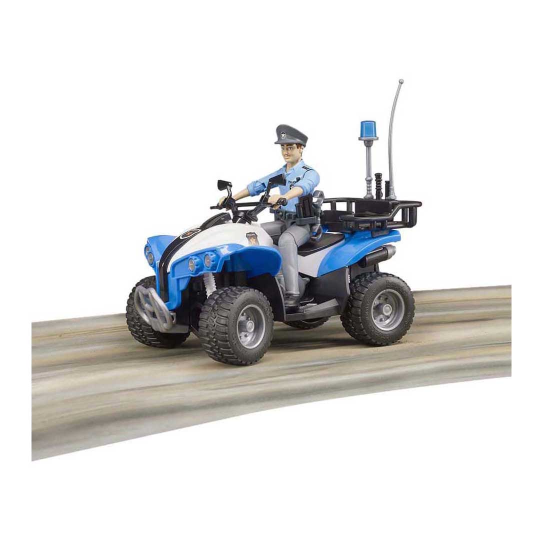 Bruder Bworld Politie Quad met Agente