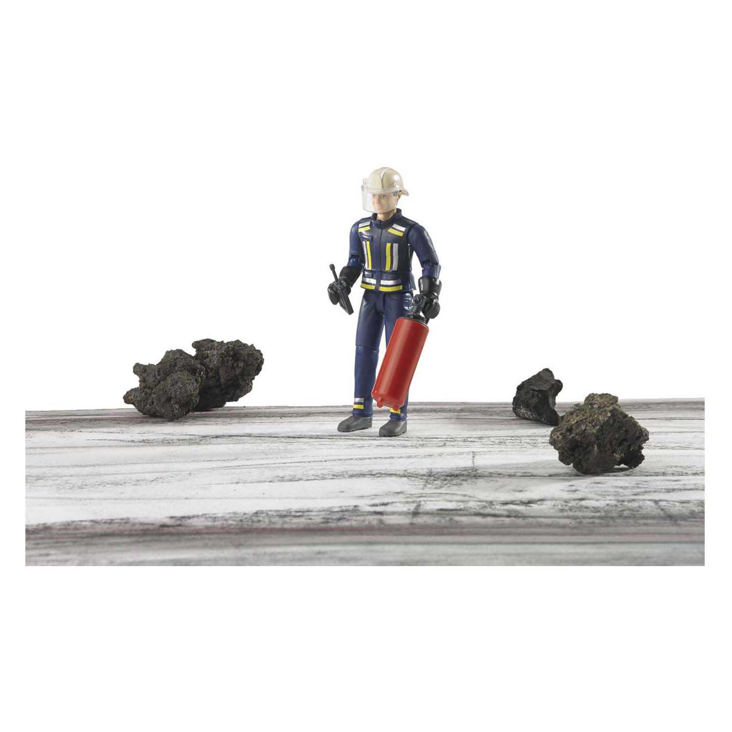 Bruder Bworld Brandweerman met Brandblusser