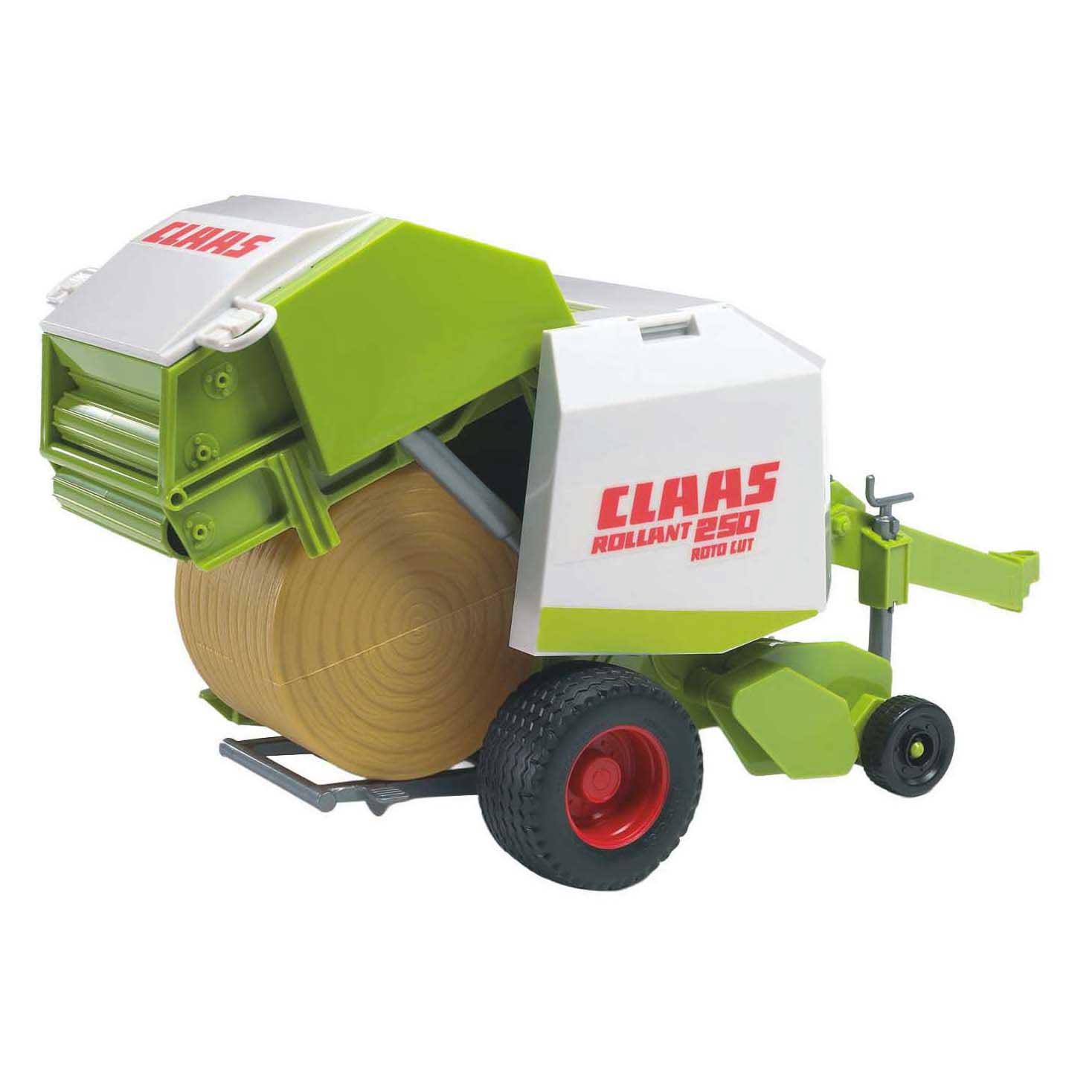 Presse à balles rondes avec remorque tracteur Bruder