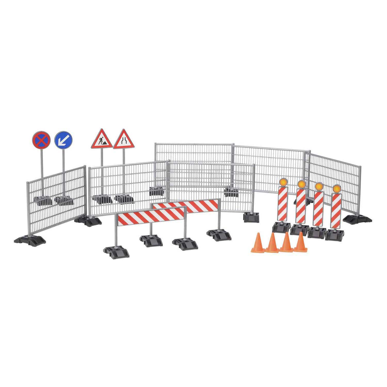 Ensemble d'accessoires Bruder Bworld Travaux routiers