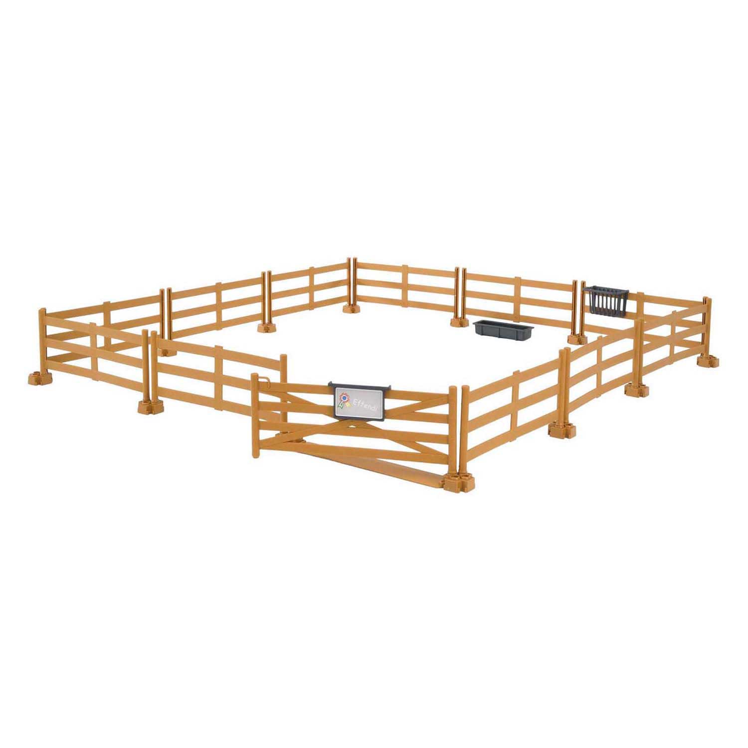 Clôture d'accessoires Bruder Bworld marron - 53,5 x 17,5 cm